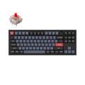 Keychron Q3 QMK Custom HotSwappable Gateron G-PRO  Red Switch Mechanical  Keyboard Full Assembled RGB with Knob - Carbon Black
