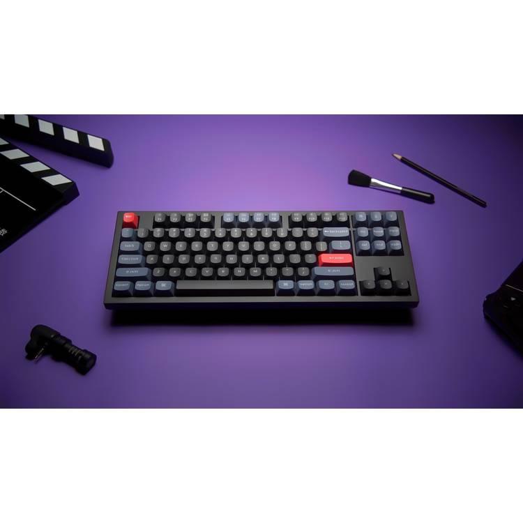 Keychron Q3 QMK Custom HotSwappable Gateron G-PRO Blue Switch Mechanical  Keyboard Full Assembled RGB - Carbon Black