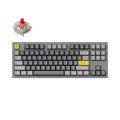 Keychron Q3 QMK Custom Hot-Swappable Gateron G-PRO Mechanical Keyboard With Red Switch & RGB - Space Grey