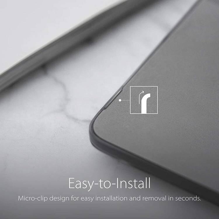 Moshi MSHI-H-124901 iGlaze Hardshell Case for MacBook Pro 16, Ultra Slim & Lightweight, Anti-Shock Anti Scratch, Raised Rubber feet, Air Flow design - Stealth Clear