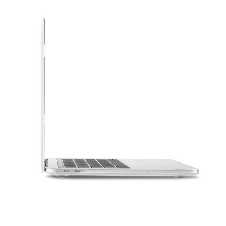 Moshi iGlaze HardShell Case for Apple Macbook Pro 13" 2020 - Ultra Slim & Lightweight, Anti-Shock Anti Scratch, Raised Rubber feet, Air Flow design - Stealth Clear
