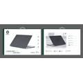 Green Lion Carbon Fiber Grain Ultra-Slim HardShell Case, Compatible with Macbook Pro 13"  - Black
