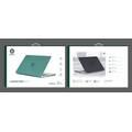 Green Lion Carbon Fiber Grain Ultra-Slim HardShell Case, Compatible with Macbook Air 13"  - Green