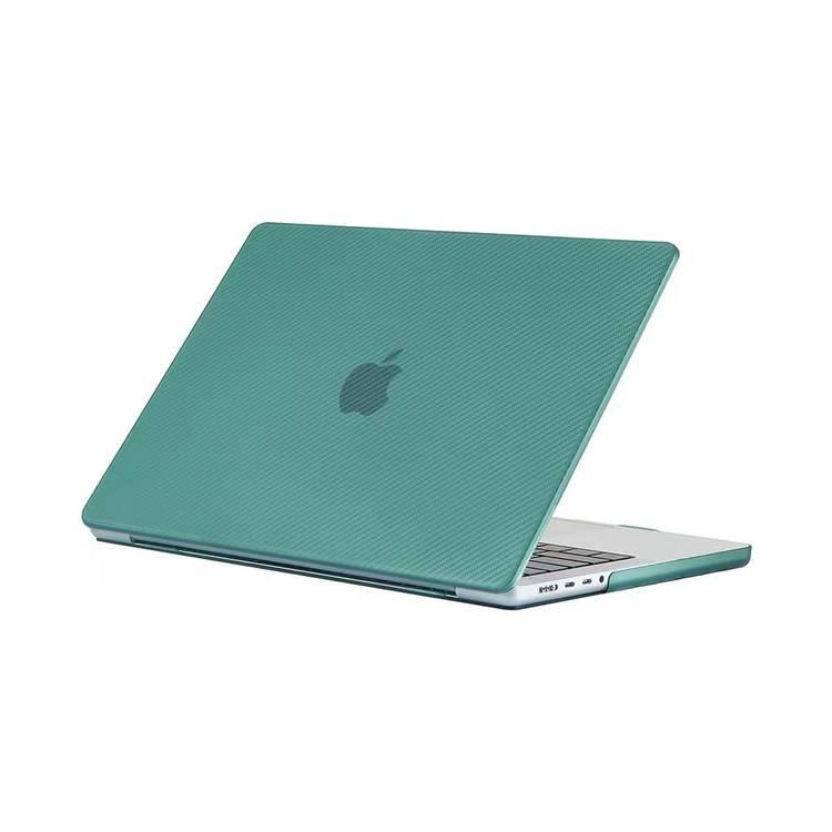 Green Lion Carbon Fiber Grain Ultra-Slim HardShell Case, Compatible with Macbook Air 13"  - Green