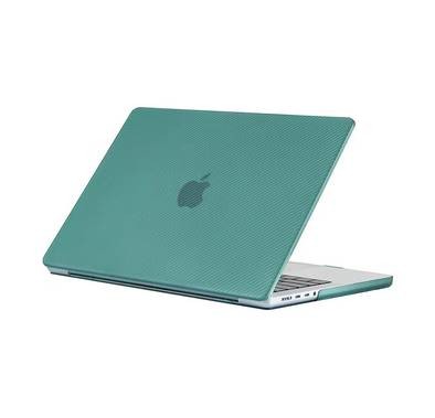 Green Lion Carbon Fiber Grain Ultra-Slim HardShell Case, Compatible with Macbook Pro 13"  - Green