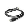 Porodo Blue Type-C to Lightning 20W Durable Fast Charge & Data Cable 1m/3.2ft - Black