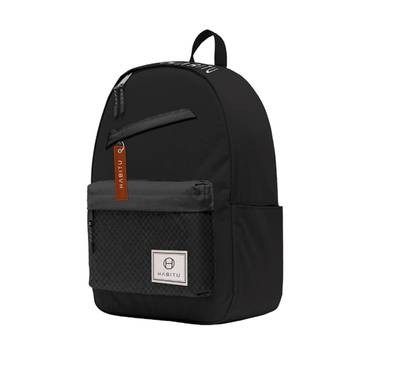 Habitu Polyester Backpack - Black