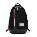 Habitu Vertical Polyester Backpack - Black