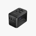 Powerology 65W PD Universal Multi-Port Travel Adapter with Triple USB-C Output