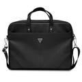 Guess Saffiano Bag With Hot Stamp - Black