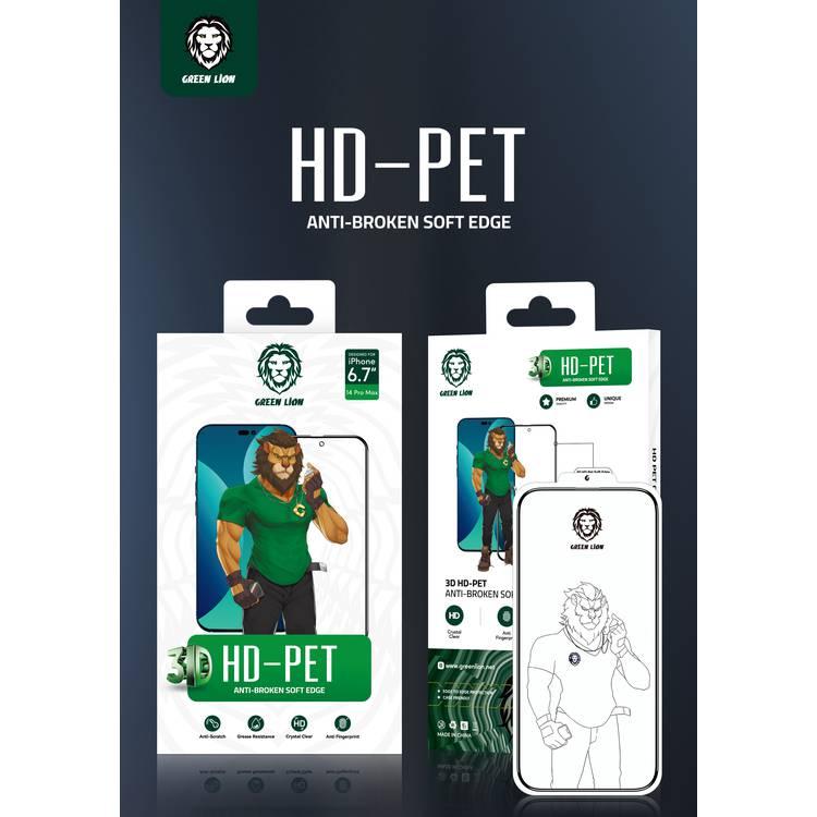 Green Lion 3D PET HD Glass Screen Protector for iPhone 14 | Clear