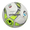 uhlsport Futsal Ball, MEDUSA FORCIS Sala design, FIFA® QUALITY, Indoor training & match ball, Size 4, Polyurethane - WHITE/YELLOW