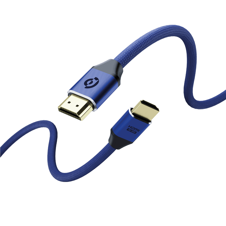 Powerology 8K HDMI Braided Cable 3M - Dark Blue
