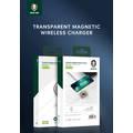 Green Lion Transparent Magnetic Wireless Charger - Clear
