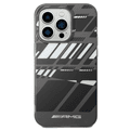 AMG Frosted PC Case - Expressive Graphic, Bumper Protection iPhone 14 Pro Compatibility - Grey