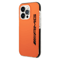 AMG PC/TPE Hard Case Bumper ProtectioniPhone 14 Pro Max Compatibility - Orange / Black