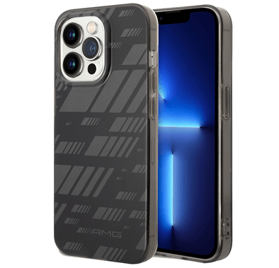AMG Frosted PC Case - Expressive Graphic, Bumper Protection iPhone 14 Pro Max Compatibility - Black