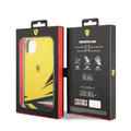 Ferrari PC/TPU Case with Double Layer Print iPhone 14 Plus Compatibility - Yellow
