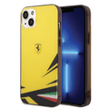 Ferrari PC/TPU Case with Double Layer Print iPhone 14 Plus Compatibility - Yellow