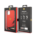 Ferrari PC/TPU Case with Double Layer Print iPhone 14 Plus Compatibility - Red