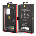 Ferrari PC/TPU Case with Double Layer Print iPhone 14 Compatibility - Black