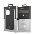 Mercedes-Benz Magsafe Compatibility Liquid Silicone Case iPhone 14 Pro Compatibility - Black