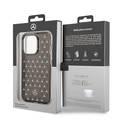 Mercedes-Benz Double Layer PC/TPU Case with Large Star Pattern iPhone 14 Plus Compatibility - Black / Silver