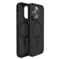 Levelo Magsafe Compatibility Kayo Matte Back Case Protective iPhone 14 Pro Max Compatibility - Black/Black