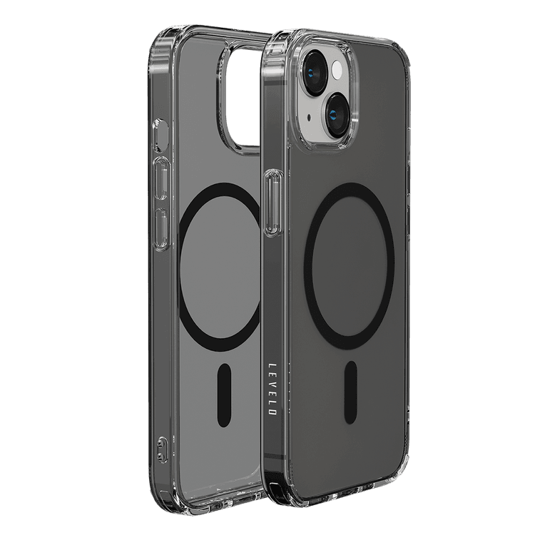Levelo Magsafe Compatibility Clara Back Case iPhone 14 Compatibility - Smoke