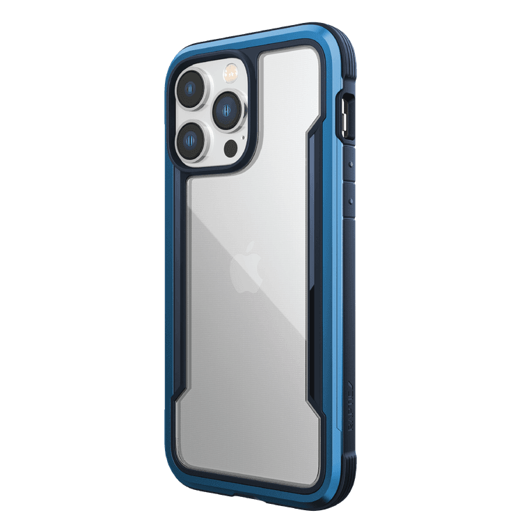 X-Doria Raptic Shield phone case Compatible with iPhone 14 Pro Max - Marine Blue