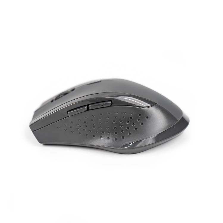 Powerology Ergonomic Wireless Mouse, Advanced Wireless Mouse for Mac, Ultrafast Scrolling - Charcoal