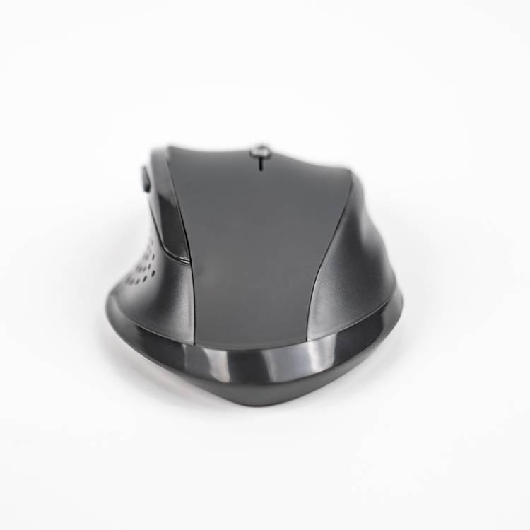 Powerology Ergonomic Wireless Mouse, Advanced Wireless Mouse for Mac, Ultrafast Scrolling - Charcoal