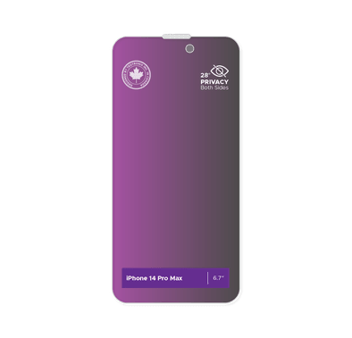 Levelo Privacy Black-Edition Twice Tempered Screen Protector