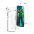 Green Lion 4 in 1 360° Protection Pack Compatible with iPhone 14 Pro - Gold