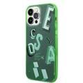 Lacoste Hard Case IML Double Layer & Dyed Bumper Lettrines Compatible with iPhone 14 Pro Max - Green