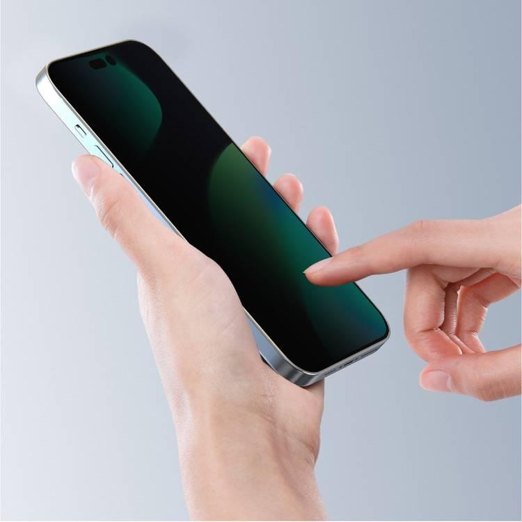 Devia van Series Full Screen Privacy Twice-Tempered Glass iPhone 14 Plus - Black