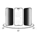 Devia van Series Full Screen Privacy  Twice-Tempered Glass iPhone 14  - Black