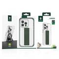 Green Lion London Slim Hybrid Case with Elastic Grip  Band iPhone 14 Plus - Purple