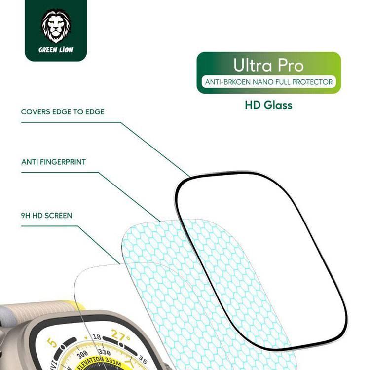 Green Lion Ultra Pro Anti-Broken Protection (Apple Watch 49mm) - Clear