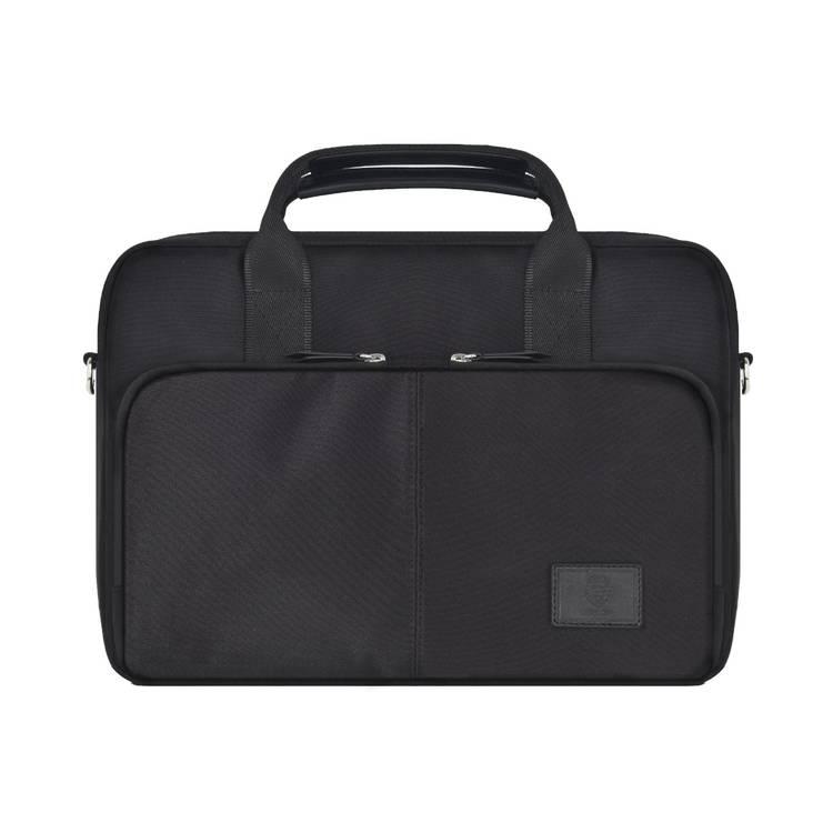 Green Lion Riven Laptop Handbag  - Black