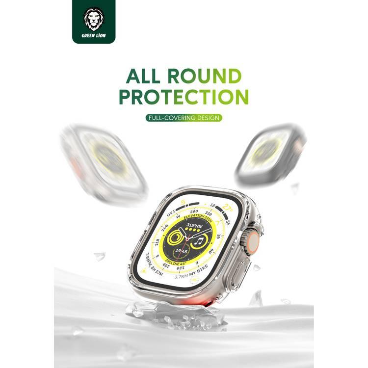 Green Lion Ultra Series Guard Pro Case (Apple Watch 49mm) - Clear