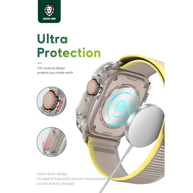 Green Lion Ultra Series Guard Pro Case (Apple Watch 49mm) - Clear