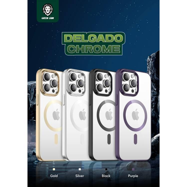 Green Lion Delgado Chrome Magsafe Case iPhone 14 Pro  - Gold