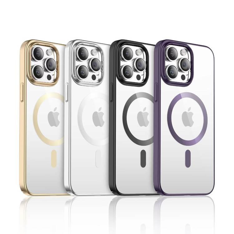 Green Lion Delgado Chrome Magsafe Case iPhone 14 Pro  - Purple