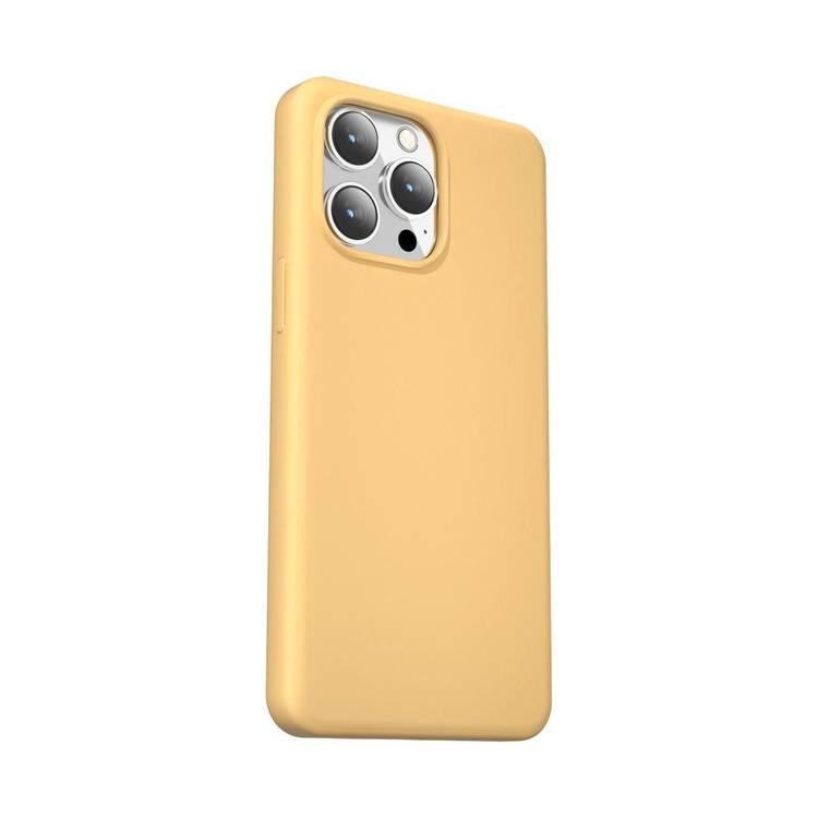 Green Lion 7 Series Case with Strong Magnetic Absorption Strip for iPhone 14 Pro Max - Yellow