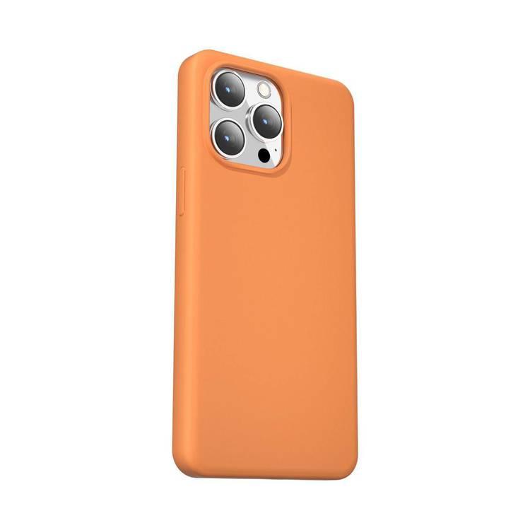 Green Lion 7 Series Case with Strong Magnetic Absorption Strip for iPhone 14 Pro Max - Orange