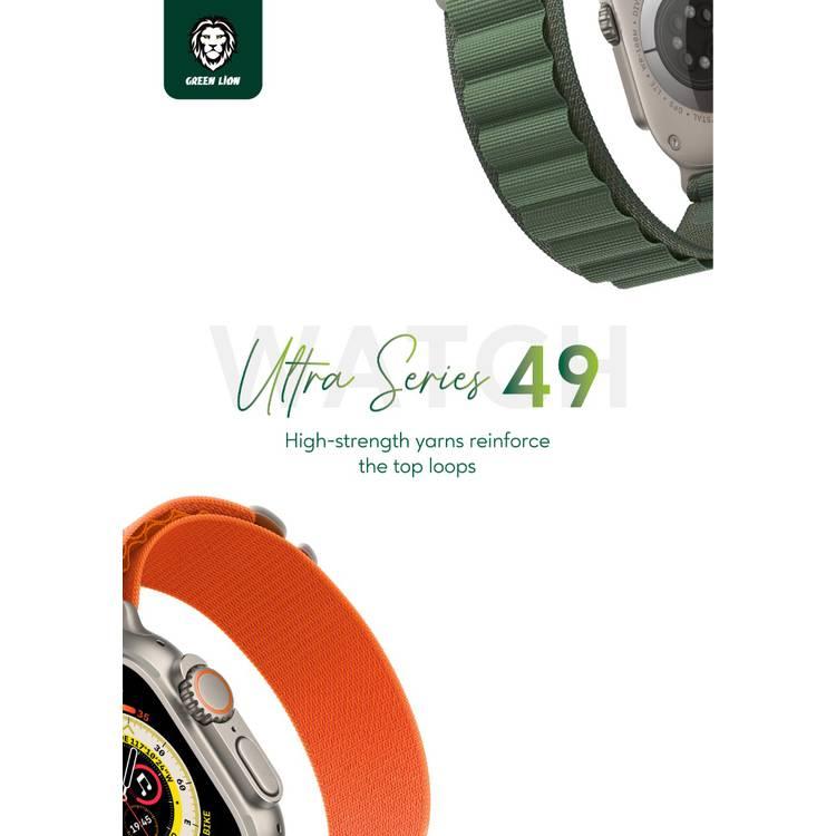 حزام ساعة Green Lion Ultra Series عالي القوة (Apple Watch Ultra Series 49mm)