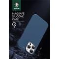 جراب Green Lion MagSafe سيليكون لهاتف iPhone 14 Pro - أسود