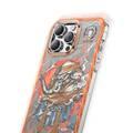 Green Lion Magnetic Warrior Case iPhone 14 Pro - Orange