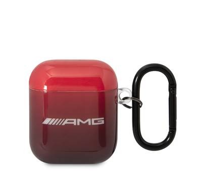 AMG Transparent Case Airpods 1/2 - Red